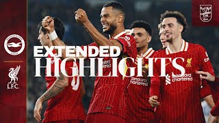 Extended Highlights FIVE Goals as Gakpo amp Diaz Secure QuarterFinals  Brighton 23 Liverpool [upl. by Scarito603]