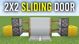 How To Make 2x2 Piston Door In Minecraft  Full Guide [upl. by Oznecniv]