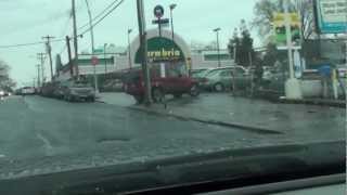 Driving down Linden boulevard crossings Springfield boulevard in Cambria Heights NY 2012 [upl. by Lewes]