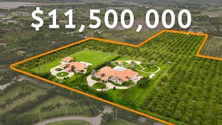 Inside a MIAMI 20 ACRE FAMILY COMPOUND with 2 Mansions 9 Car Garage 22000 SF Lychee Farm amp more [upl. by Lindgren512]