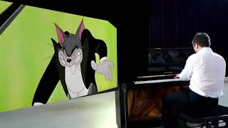 Florent Hu plays The Cat Concerto  Tom and Jerry  Hungarian Rhapsody No2 by Franz Liszt [upl. by Deeas]