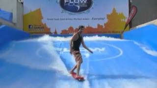 Flowrider testing  Flow House Bangkok [upl. by Hanover]