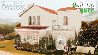 Romantic strawberry bakery❤️ l ASMR Ambience l Tartosa l The Sims 4 l speed build l NO CC [upl. by Rafaelita632]