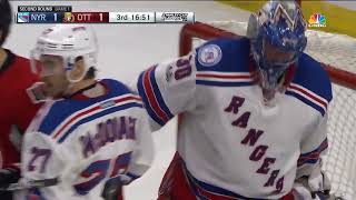 Henrik Lundqvist all shots against vs Ottawa 2017 Eastern Conf Semifinal Game 1 [upl. by Danette]