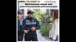 La Police Municipale Parisienne Recrute [upl. by Grof617]