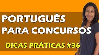 EXERCÍCIOS DE REGÊNCIA  PORTUGUÊS PARA CONCURSOS  DICA 36 [upl. by Munt]