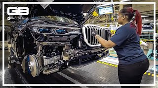 BMW X7 Production 🇺🇸 USA Car Factory Manufacturing Process [upl. by Keiko]