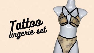 Making HIGH Waisted Thong Panties diy  Pattern Available [upl. by Niall]