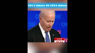 2012 debate Vs 2024 debate2024election unitedstates trump trump2024 [upl. by Adranoel]