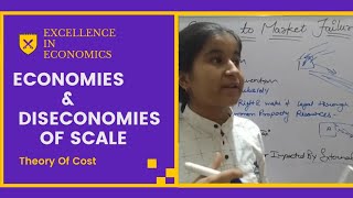 Economies and Diseconomies of Scale microeconomics ugcnet economicsoptional [upl. by Evans]