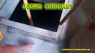 Aprenda con nosotros a cubicar  CONSTRUCCIONES IDEALES [upl. by Arammat885]