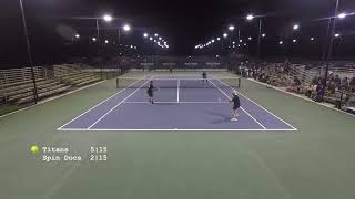 Playoff Finals  30 div  Nissan Titans vs Spin Doctors 11212024  Guam tennis [upl. by Nolie]