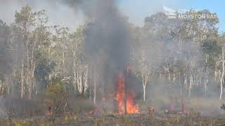 Planned Burns in City of Moreton Bay [upl. by Neicul]