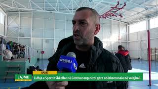 Lidhja e Sportit Shkollor në Gostivar organizoi gara ndërkomunale në volejboll [upl. by Jerrome]