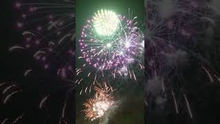 Ringwood Carnival Fireworks 2024 stunningdrone ringwood drone new forest hampshire fireworks [upl. by Aspa]