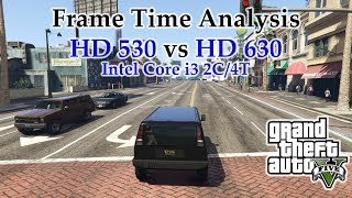 Intel i3 Integrated Graphics  HD 530 vs HD 630  Grand Theft Auto V BENCHMARK [upl. by Obrien415]