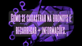 Como se cadastrar na Hospedagem Bronxys amp E realizar recarga  informações  Playslist X0 [upl. by Zsamot183]