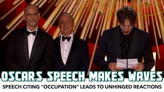 Oscars Speech Citing quotOccupationquot Leads To Some Unhinged Reactions [upl. by Carlotta618]