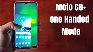 Moto G8 Plus One Handed Mode Shrink The Screen For Easier Use [upl. by Rebmaed]