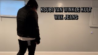 Ksubi Van Winkle Kult Wax Jeans Black  Full Review [upl. by Arraeit689]