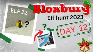 Bloxburg elf hunt 2023 DAY 12  ELF 12 found bloxburgelfhunt elfhunt bloxburg bloxburgchristmas [upl. by Kyd]