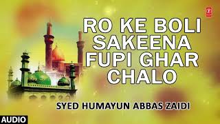 रोके बोली सकीना फुपी घर चले ►Muharram 2017► Audio  SYED HUMAYUN ABBAS  TSeries Islamic Music [upl. by Naened]