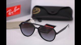 RAY BAN SUNGLASS ORB 4376 6018G 57  ARD AKKAD [upl. by Marji]