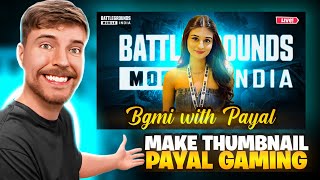 How to Make Thumbnail Like Payal Gaming in PicsArt  Bgmi Thumbnail Tutorial PUBG Thumbnail Edit [upl. by Nyleikcaj]