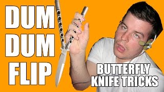 Butterfly Knife Tricks for Beginners 3 The 2 Reverse Opens [upl. by Lucie]