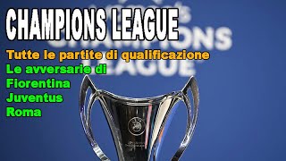 Champions League 202425 le possibili avversarie di Roma e Juve Women [upl. by Haelhsa]