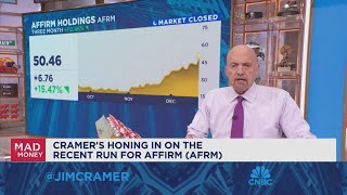 Im seeing pigish behavior with Affirms stock says Jim Cramer [upl. by Morita643]