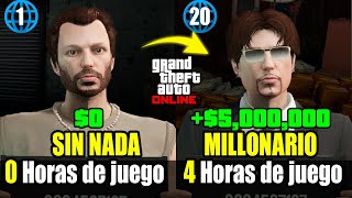 Guía Paso A Paso DEFINITIVA para COMO EMPEZAR y SER MILLONARIO EN desde 0 GTA 5 ONLINE [upl. by Genesa]