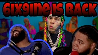 6IX9INE GOOBA Official Music Video REACTION Clutch or Not [upl. by Adnawahs]