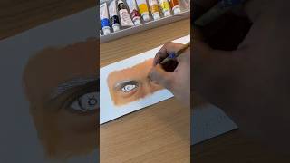 3D Moving Eyes 👀 painting  Tutorial ✨ shorts [upl. by Hillman]