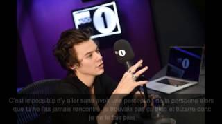 Harry Styles  Part 3 Itv BBC Radio 1 Vostfr audio [upl. by Allisan]