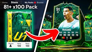 81 x100 amp 84 x10 WINTER WILDCARD PACKS 😱 FC 24 Ultimate Team [upl. by Wilhelmina873]