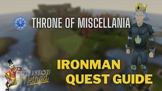 Runescape  Ironman Quest Guide Throne of Miscellania [upl. by Durman628]