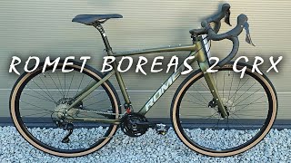 Romet Boreas 2 GRX  rower gravel w świetnej cenie na GRX [upl. by Areic429]