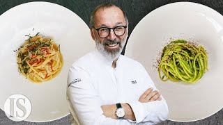 Aglio e olio originale vs gourmet con Norbert Niederkofler  AlpiNN [upl. by Arondel]