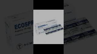 Ecosprin 75 Tablet Uses in hindi medical medicine doctor [upl. by Fanechka]