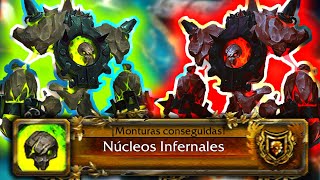 🟢 NÚCLEOS INFERNALES 🔴 CÓMO CONSEGUIR LAS MONTURAS y DERROTAR GULDAN MÍTICO 🔥  World of Warcraft [upl. by Goat]