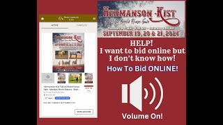 Hermanson Kist How To Bid Online [upl. by Adamski252]