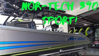 NorTech 390 Sport walk through and sit down with Jennifer of Legend Marine group [upl. by Luana885]