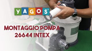 Pompa INTEX 26644 SX1500 unboxing Come funziona Come si monta Cosa manca in confezione by Yagos [upl. by Bart]