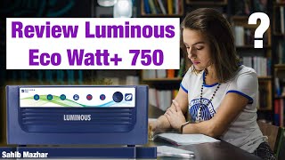 Luminous inverter Review  Eco Watt 750  Details  specifications  Whatsapp 9358221212 [upl. by Assilana]