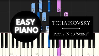 Swan Lake EASY Piano Tutorial  Tchaikovsky [upl. by Lerrehs]