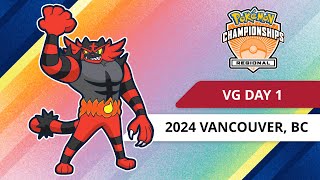 VG Day 1  2024 Pokémon Vancouver Regional Championships [upl. by Reta]