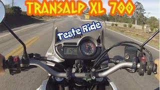 Transalp 700  Motorzão que empolga na estrada [upl. by Yedok]