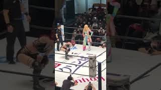 Saki Kashima wins big in 17 seconds from Mayu Iwatani ️ Womens professional wrestling stardom [upl. by Torry360]