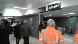 Inaugurazione fermata Stesicoro  metro di Catania [upl. by Yvel230]